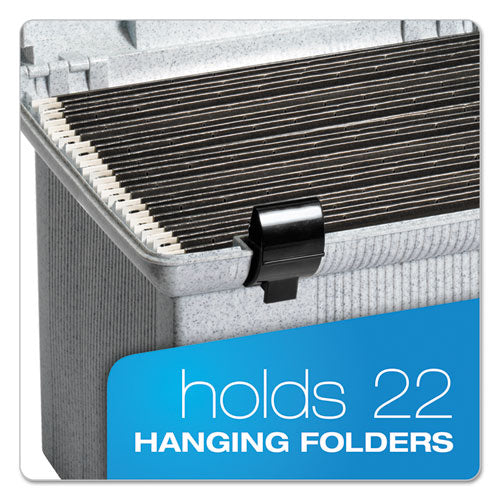 Image of Pendaflex® Portable File Boxes, Letter Files, 13.88" X 14" X 11.13", Granite