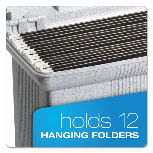Image of Pendaflex® Portable File Boxes, Letter Files, 14.88" X 6.5" X 11.88", Granite