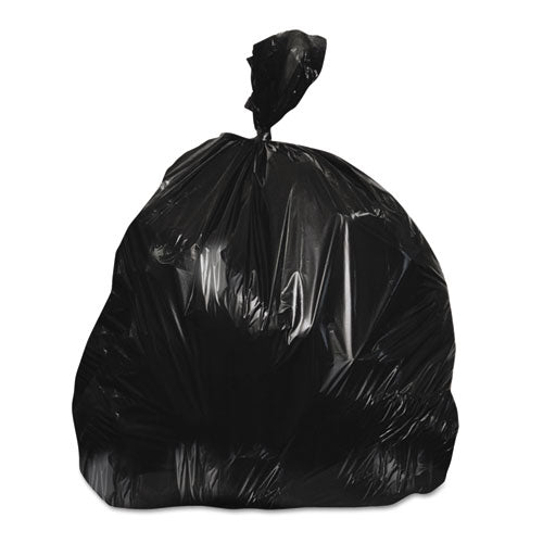 Image of AccuFit® Linear Low Density Can Liners With Accufit Sizing, 55 Gal, 1.3 Mil, 40" X 53", Black, 50/box
