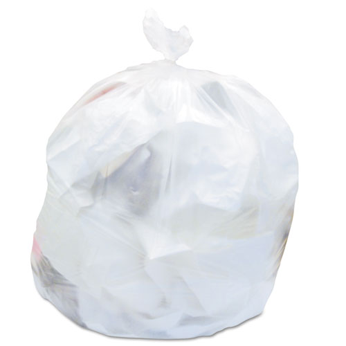Image of Heritage High-Density Waste Can Liners, 16 gal, 6 mic, 24" x 31", Natural, 50 Bags/Roll, 20 Rolls/Carton