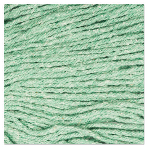 Image of Boardwalk® Super Loop Wet Mop Head, Cotton/synthetic Fiber, 5" Headband, Medium Size, Green