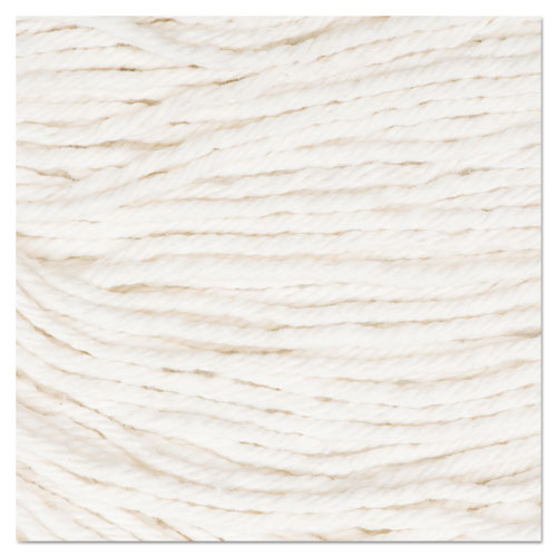 Image of Boardwalk® Super Loop Wet Mop Head, Cotton/Synthetic Fiber, 5" Headband, Medium Size, White, 12/Carton