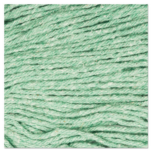 Image of Boardwalk® Super Loop Wet Mop Head, Cotton/synthetic Fiber, 5" Headband, Large Size, Green