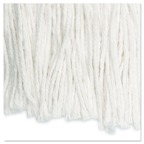 Image of Boardwalk® Cut-End Wet Mop Head, Rayon, No. 24, White