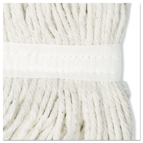 Image of Boardwalk® Cut-End Wet Mop Head, Rayon, No. 20, White