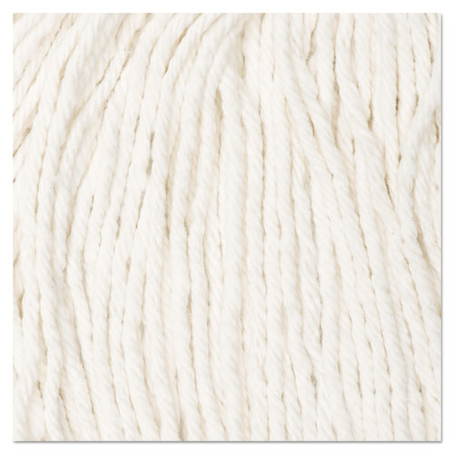 Image of Boardwalk® Cut-End Wet Mop Head, Cotton, No. 20, White