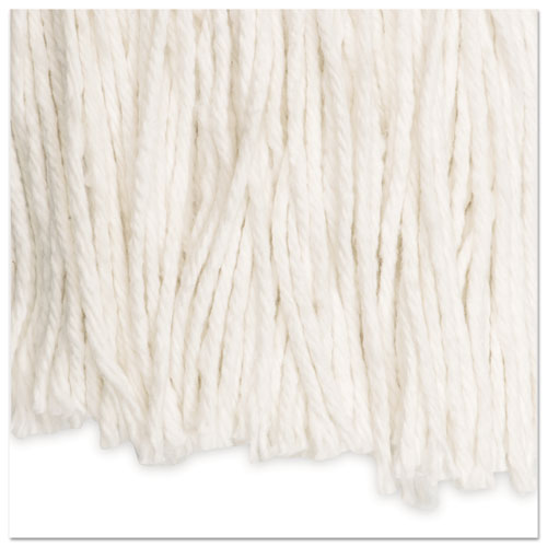 Image of Boardwalk® Cut-End Wet Mop Head, Rayon, No. 20, White