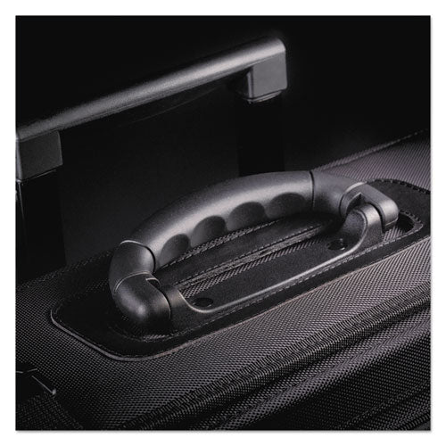 Image of Solo Classic Rolling Catalog Case, Fits Devices Up to 17.3", Polyester, 18 x 7 x 14, Black