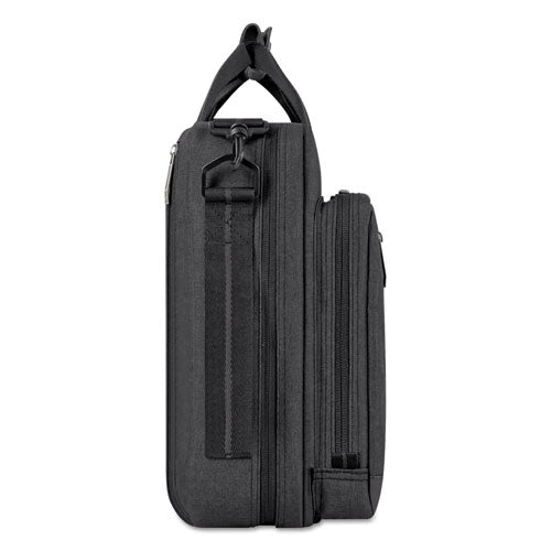 Image of Solo Urban Hybrid Briefcase, Fits Devices Up to 15.6", Polyester, 16.75" x 4" x 12", Gray