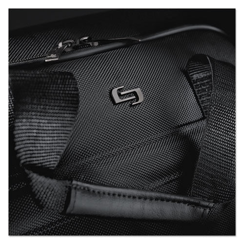 Image of Solo Classic Rolling Case, Fits Devices Up to 15.6", Ballistic Polyester, 15.94 x 5.9 x 12, Black