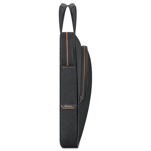 Image of Solo Urban Slim Brief, Fits Devices Up to 15.6", Polyester, 16.5 x 2 x 11.75, Black
