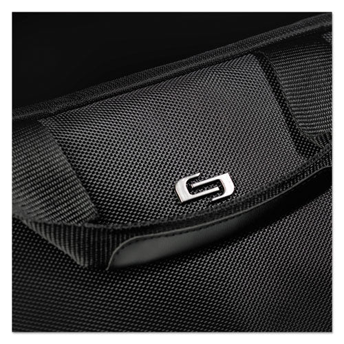 Image of Solo Pro Slim Brief, Fits Devices Up to 16", Polyester, 15.5 x 2 x 11.5, Black