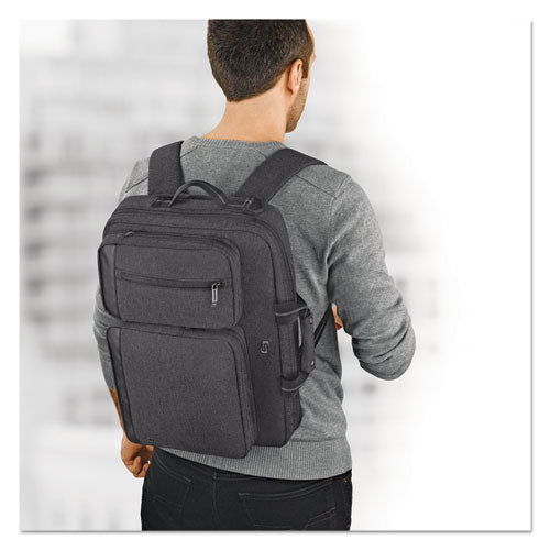 Image of Solo Urban Hybrid Briefcase, Fits Devices Up to 15.6", Polyester, 16.75" x 4" x 12", Gray
