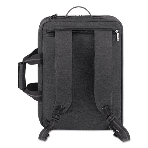Image of Solo Urban Hybrid Briefcase, Fits Devices Up to 15.6", Polyester, 16.75" x 4" x 12", Gray