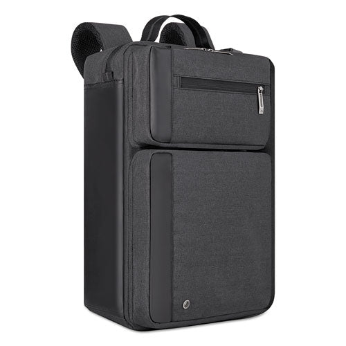 Image of Solo Urban Hybrid Briefcase, Fits Devices Up to 15.6", Polyester, 16.75" x 4" x 12", Gray