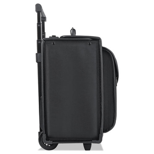 Image of Solo Classic Rolling Catalog Case, Fits Devices Up to 16", Polyester, 18 x 8 x 14, Black