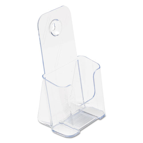 Image of deflecto® Docuholder For Countertop/wall-Mount, Leaflet Size, 4.25w X 3.25d X 7.75h, Clear