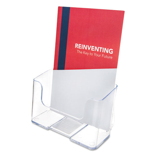 Image of deflecto® Docuholder For Countertop/wall-Mount, Booklet Size, 6.5w X 3.75d X 7.75h, Clear
