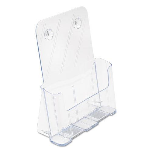 Image of deflecto® Docuholder For Countertop/wall-Mount, Magazine, 9.25w X 3.75d X 10.75h, Clear