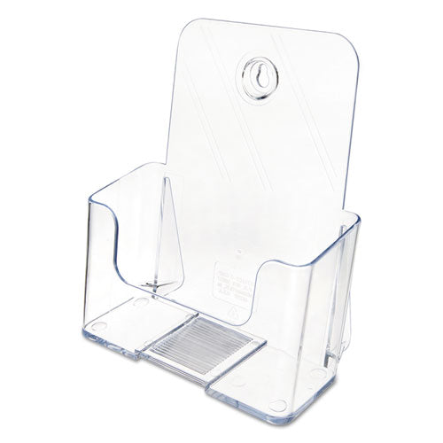 Image of deflecto® Docuholder For Countertop/wall-Mount, Booklet Size, 6.5w X 3.75d X 7.75h, Clear