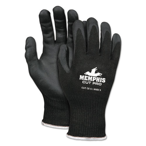 Image of MCR Safety Cut Pro 92720nf Gloves, X-Large, Black, Hppe/nitrile Foam