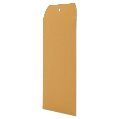 Image of Universal® Kraft Clasp Envelope, #55, Square Flap, Clasp/Gummed Closure, 6 x 9, Brown Kraft, 100/Box