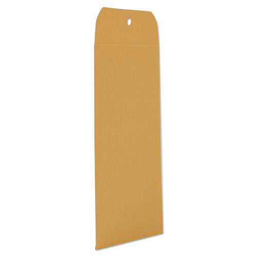 Image of Universal® Kraft Clasp Envelope, #63, Square Flap, Clasp/gummed Closure, 6.5 X 9.5, Brown Kraft, 100/box