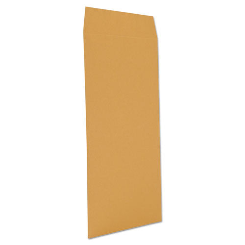 Image of Universal® Catalog Envelope, 24 lb Bond Weight Paper, #10 1/2, Square Flap, Gummed Closure, 9 x 12, Brown Kraft, 250/Box