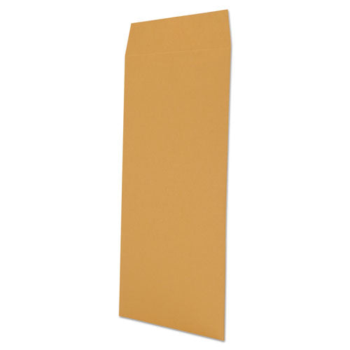 Image of Universal® Catalog Envelope, 24 lb Bond Weight Paper, #10 1/2, Square Flap, Gummed Closure, 9 x 12, Brown Kraft, 250/Box