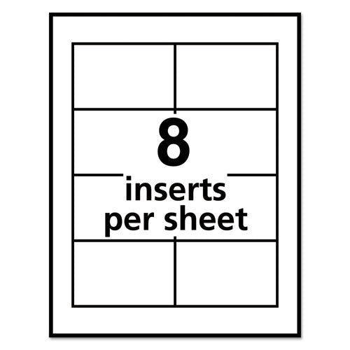 Image of Avery® Name Badge Insert Refills, Horizontal/vertical, 2 1/4 X 3 1/2, White, 400/box