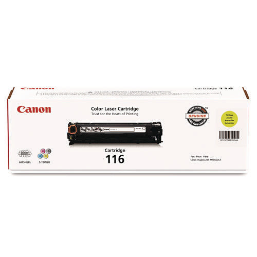 Image of Canon® 1977b001 (116) Toner, 1,500 Page-Yield, Yellow