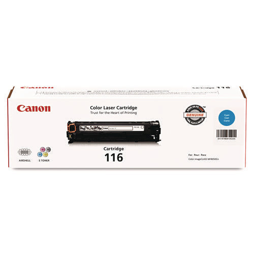 Image of Canon® 1979b001 (116) Toner, 1,500 Page-Yield, Cyan