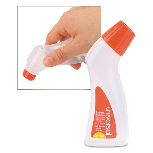 Image of Universal® Envelope Moistener With Adhesive, 2.2 Oz Bottle, Clear
