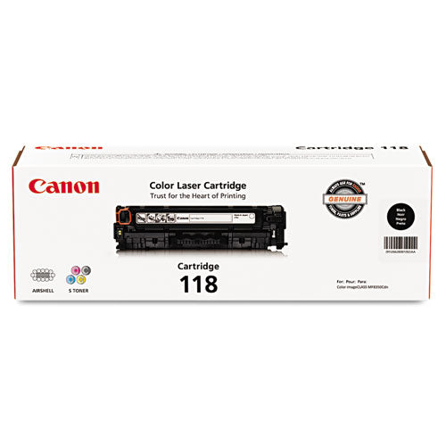 Image of Canon® 2662b001 (118) Toner, 3,400 Page-Yield, Black