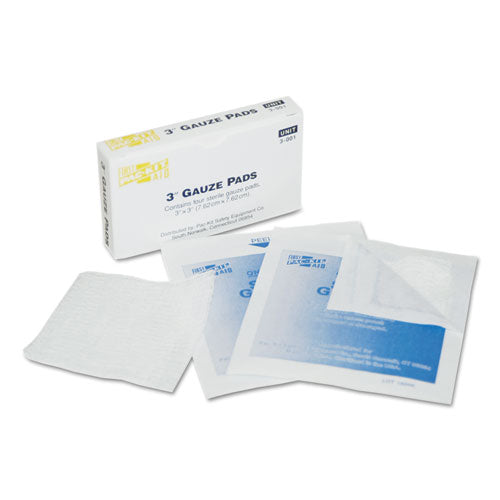 Image of First Aid Only Gauze Pads, Sterile, 3 X 3, 4/box