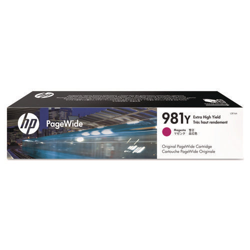 Image of HP HP 981y, (l0r14a) Extra High-Yield Magenta Original Pagewide Cartridge