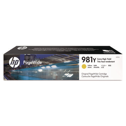 Image of HP HP 981y, (l0r15a) Extra High-Yield Yellow Original Pagewide Cartridge