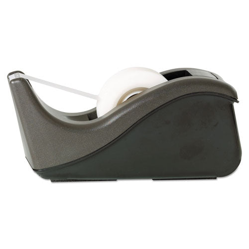 Image of Scotch® Value Desktop Tape Dispenser, 1" Core, Two-Tone Black