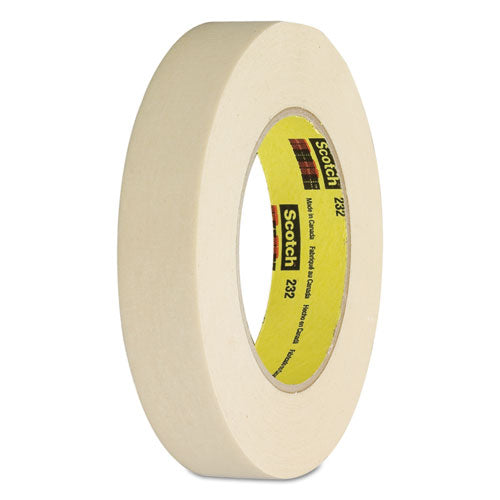 Image of Scotch® High-Performance Masking Tape 232, 3" Core, 18 Mm X 55 M, Tan