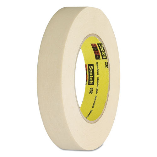 Image of Scotch® High-Performance Masking Tape 232, 3" Core, 12 Mm X 55 M, Tan