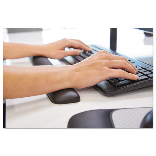 Image of 3M Gel Wrist Rest for Keyboards, 19 x 2, Black