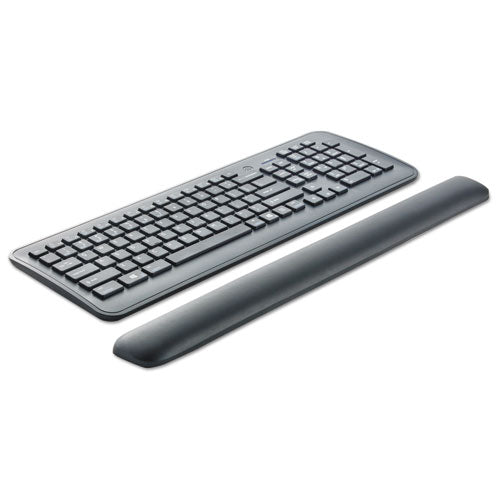Image of 3M Gel Wrist Rest for Keyboards, 19 x 2, Black