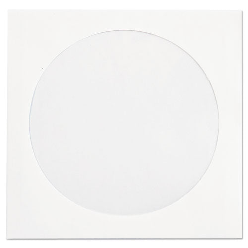 Image of Quality Park CD/DVD Sleeves, 1 Disc Capacity, White, 250/Box
