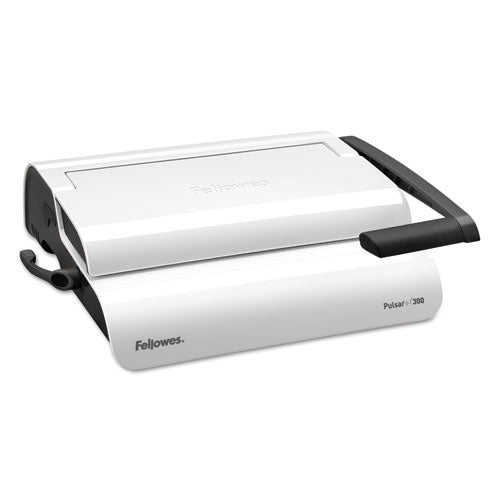 Image of Fellowes® Pulsar Manual Comb Binding System, 300 Sheets, 18.13 X 15.38 X 5.13, White