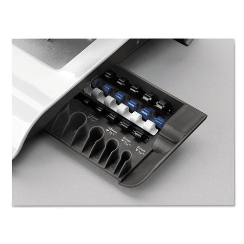 Image of Fellowes® Star+ 150 Manual Comb Binding Machine, 150 Sheets, 17.69 X 9.81 X 3.13, White