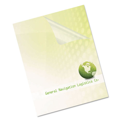 Image of Fellowes® PET Ultra Clear Binding Covers, 5 mil, Clear, 11 x 8.5, Unpunched, 100/Pack