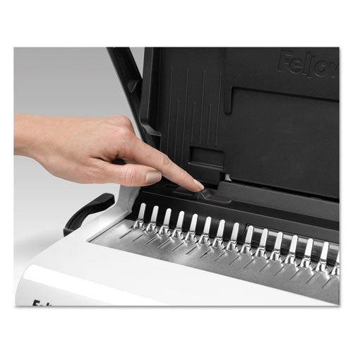 Image of Fellowes® Star+ 150 Manual Comb Binding Machine, 150 Sheets, 17.69 X 9.81 X 3.13, White