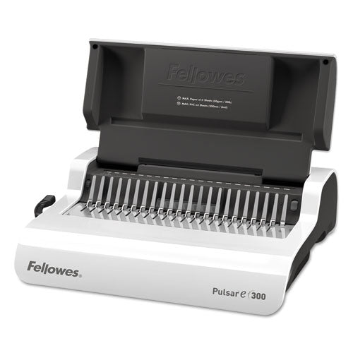 Image of Fellowes® Pulsar Electric Comb Binding System, 300 Sheets, 17 X 15.38 X 5.13, White