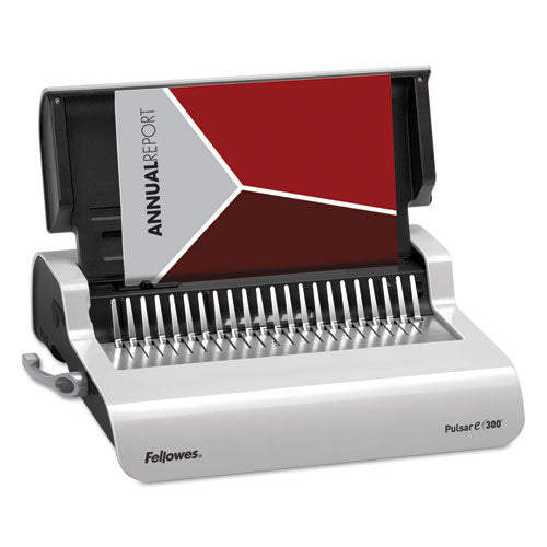 Image of Fellowes® Pulsar Electric Comb Binding System, 300 Sheets, 17 X 15.38 X 5.13, White