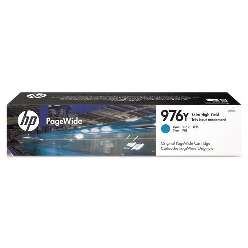 Image of HP HP 976y, (l0r05a) Extra High-Yield Cyan Original Pagewide Cartridge